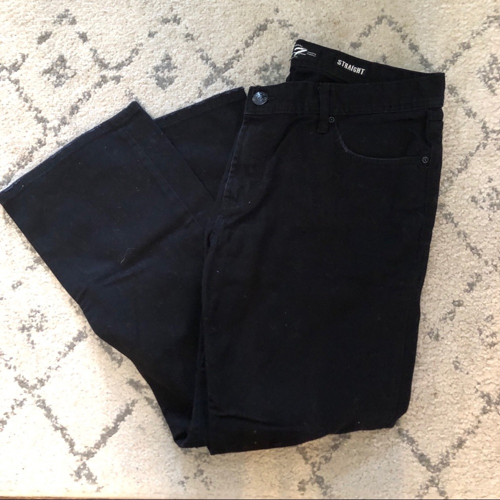 Seven7 Straight Men’s Black Jeans